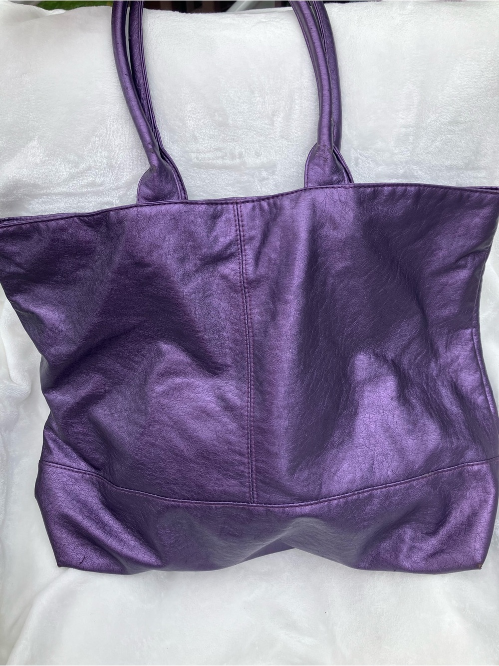 Saks fifth Ave Purple Tote Bag - Women